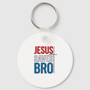Chaveiro Jesus Salva Camiseta de Tipografia Cristã Irmão De