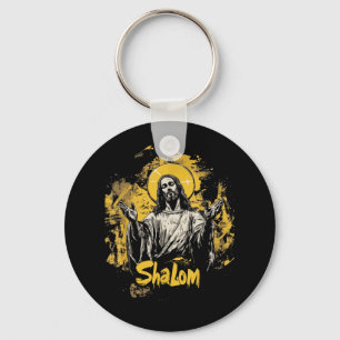Chaveiro Jesus Shalom O Senhor Minha Paz O Senhor É Paz