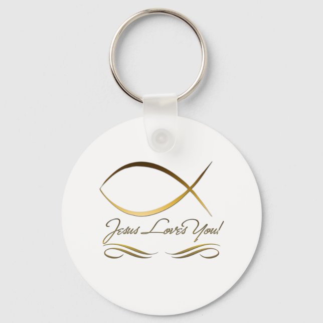 Chaveiro Jesus te ama (Frente)