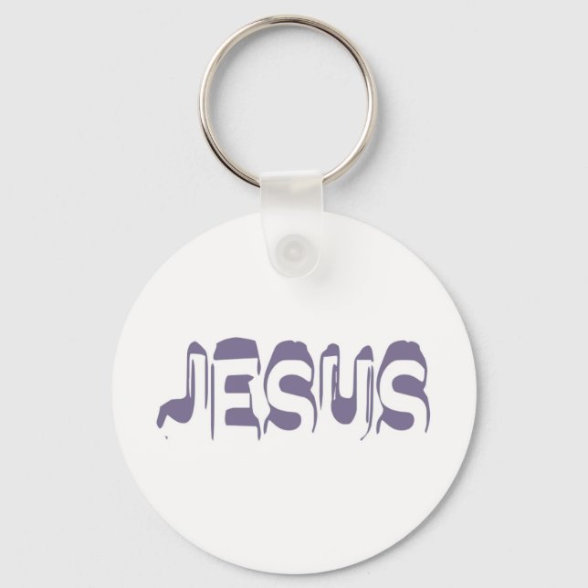 Chaveiro Jesus Violet (Frente)