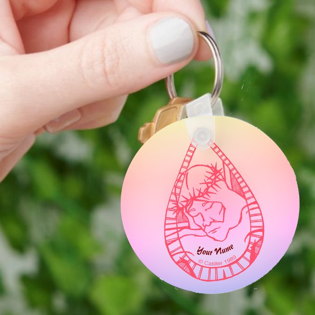 Chaveiro Jesus Wept Christian (Criador carregado)