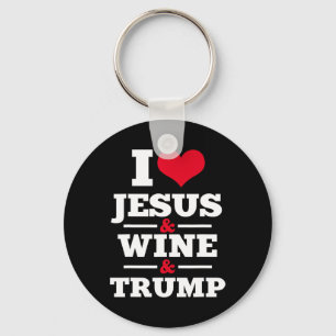 Chaveiro Jesus Wine Trump Christian Faith Mãe Gif