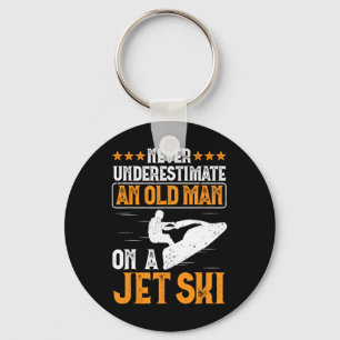 Chaveiro Jet Ski Nunca Subestime Um Homem Velho Numa Jet