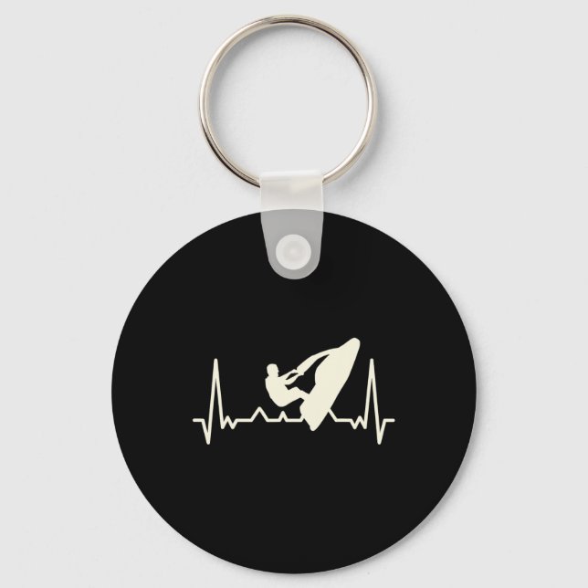 Chaveiro Jet Skiing Lover I Heartbeat Skiing (Frente)