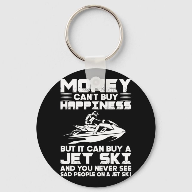 Chaveiro Jet Skiing Money não pode Comprar a felicidade, ma (Frente)