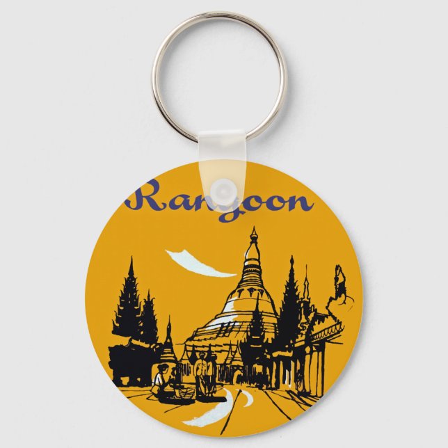 Chaveiro Jet Your Way to Rangoon (Frente)