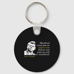 Chaveiro Jfk John F Kennedy Presidente Fim da Citação da Gu