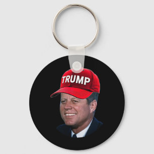 Chaveiro Jfk Vestindo Trump Hat Engraçado John F Kennedy Me