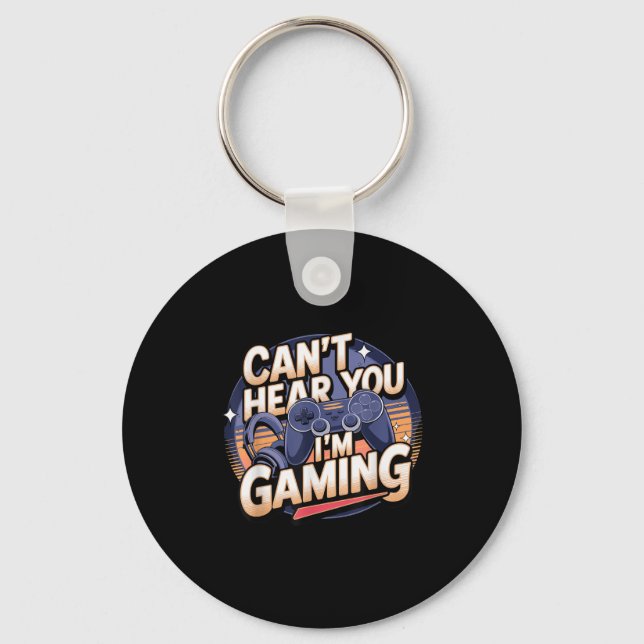 Chaveiro Jimino Uni-adult Gaming - Can't Hear You I'm Gamin (Frente)