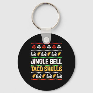 Chaveiro Jingle Bells Taco Conchas Engraçadas Xmas Feias