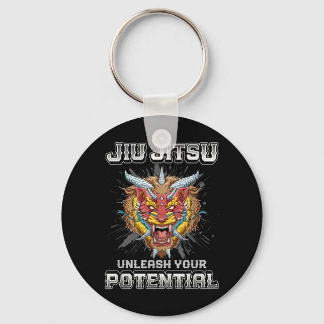 Chaveiro Jiu Jitsu Brasileiro MMA e Grappling BJJ Leão (Frente)