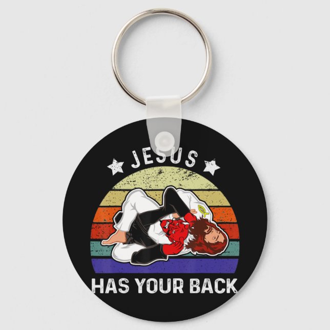 Chaveiro Jiu Jitsu Camisa Jesus Camisa Jesus Tem Você (Frente)