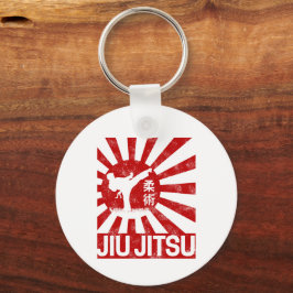 Chaveiro Jiu Jitsu Fighter Japonês Vintage Artes Marciais