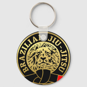 Chaveiro Jiu Jitsu Lion, Dourado
