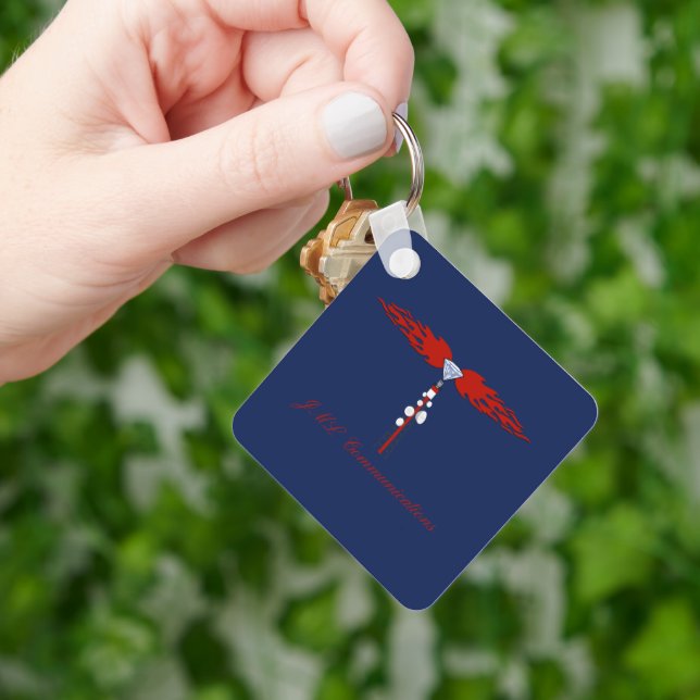 Chaveiro JML Communications Tower Logo (Mão)