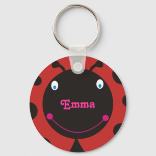 Chaveiro Joaninha bonito Keyrings conhecidos personalizados