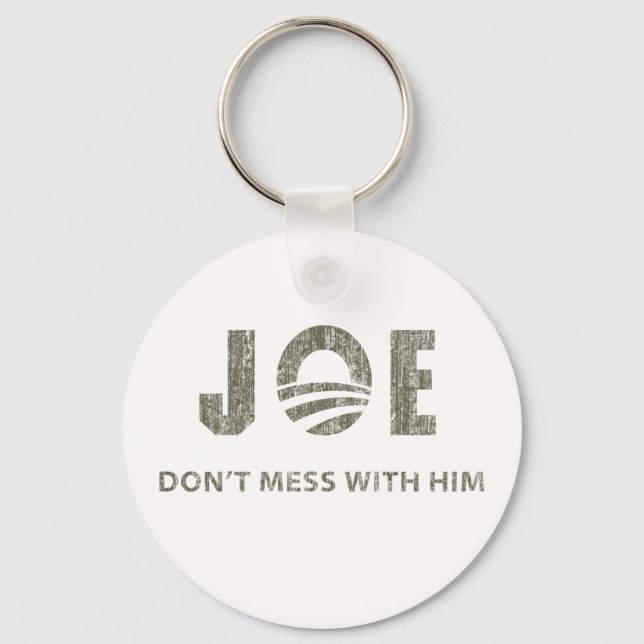 Chaveiro Joe Biden - Ninguém Mete Com Ele (Frente)