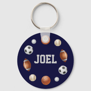 Chaveiro Joel World of Sports Key Chain - Azul