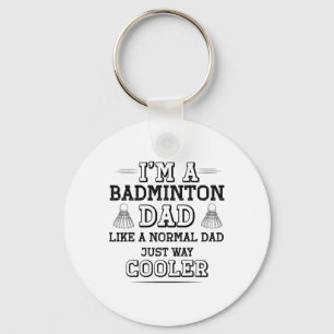 Chaveiro Jogador de Badminton, Pai de Camisas de Badminton