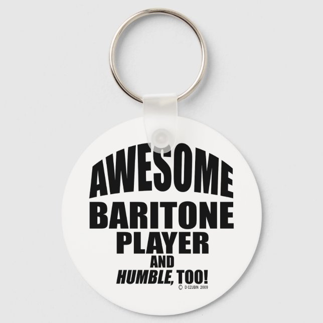 Chaveiro Jogador de Baritone Incrível (Frente)