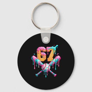Chaveiro Jogador de Baseball Drip Número 67