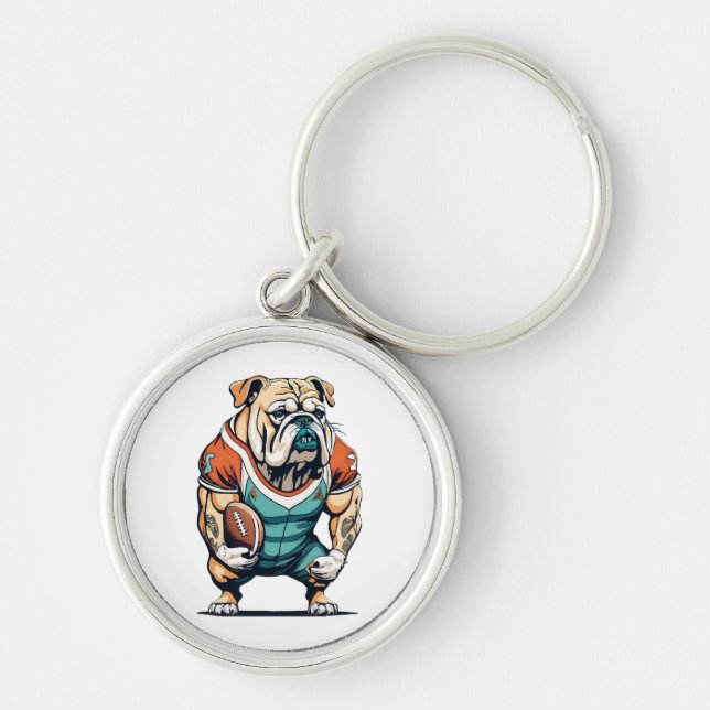 Chaveiro Jogador de Basquete Amante de Cachorros (Frente)