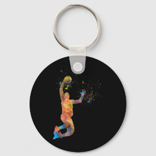 Chaveiro Jogador De Basquete Em Brincadeiras