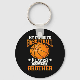 Chaveiro Jogador de basquete favorito chama irmão bas t