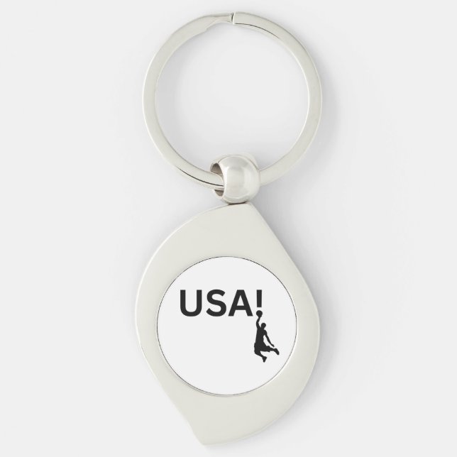 Chaveiro jogador de basquetebol americano (Frente)