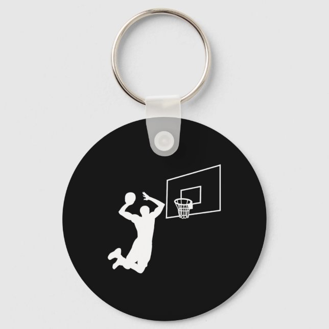Chaveiro Jogador de basquetebol Dunk - Jogador de Slam Dunk (Frente)