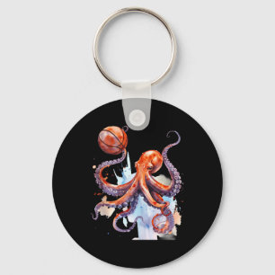 Chaveiro Jogador de basquetebol Trabalho de arte Oc