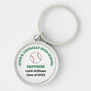 Chaveiro Jogador de Beisebol Personalizado da Escola de Ens