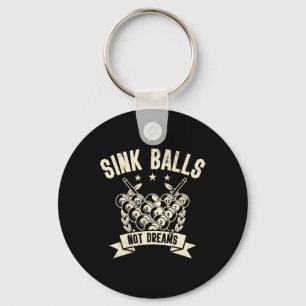 Chaveiro Jogador de Bilhares de Piscinas do Snooker Snooker