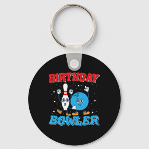Chaveiro Jogador de Boliche de Aniversário - Aniversário de