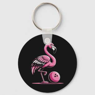 Chaveiro Jogador de Boliche Flamingo Bowler
