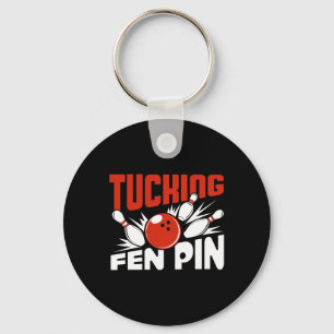 Chaveiro Jogador de Boliches de pinheiro de Tucting Fen