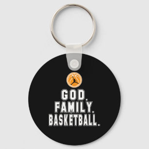 Chaveiro Jogador de Deus da Família de Basquete