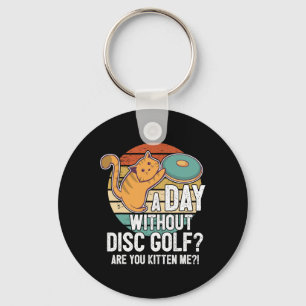 Chaveiro Jogador de Disco Golfe Engraçado Dizendo Eu Peguei
