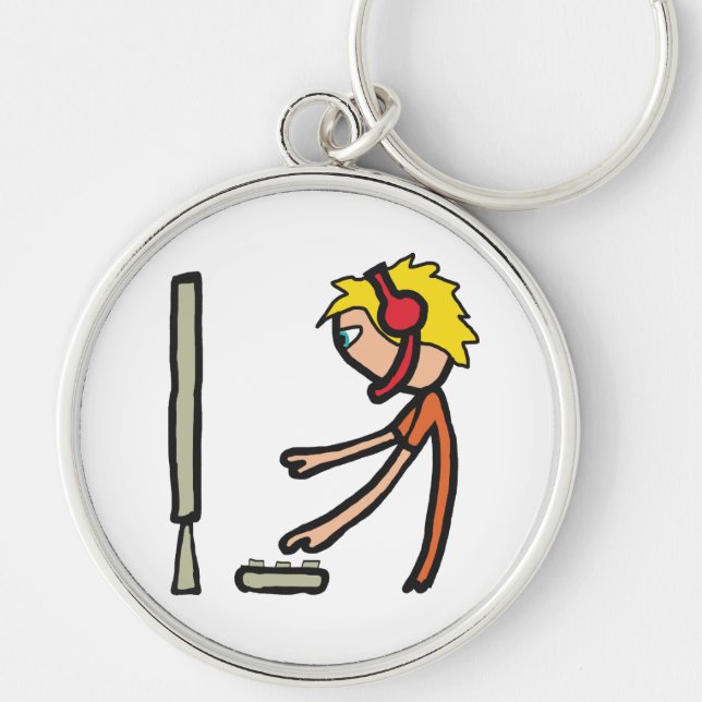 Chaveiro Jogador de esportes (Frente)