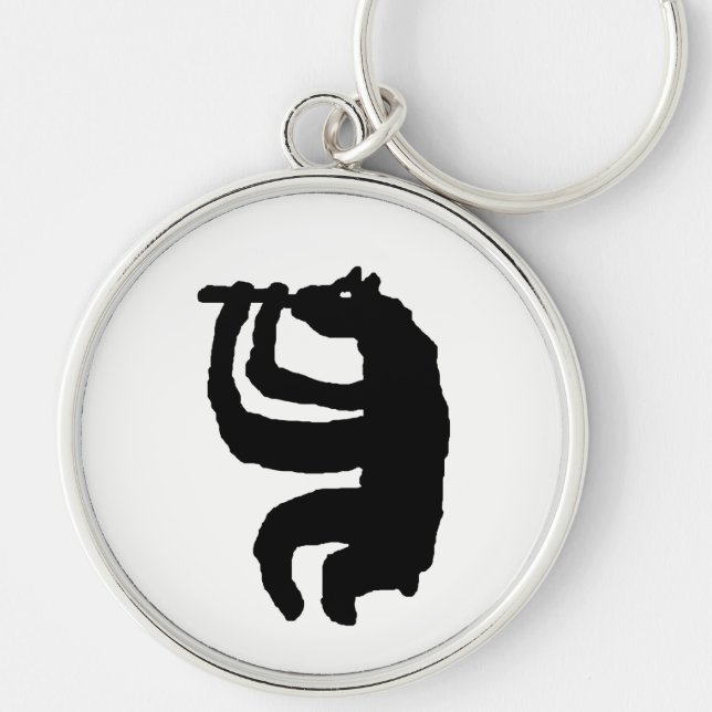 Chaveiro Jogador de flauta do urso (Frente)
