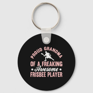 Chaveiro Jogador de Frisbee Ultimate Frisbee Golfe de Disco