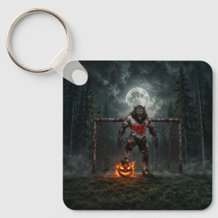 Chaveiro Jogador de Futebol Lobisomem Arte de Terror de Hal