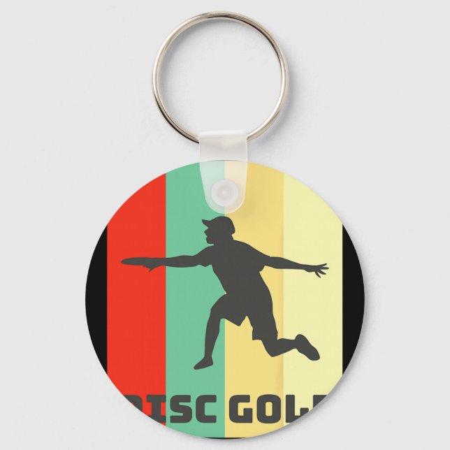 Chaveiro Jogador de Golfe de Disco Esporte Golfe de Disco R (Frente)