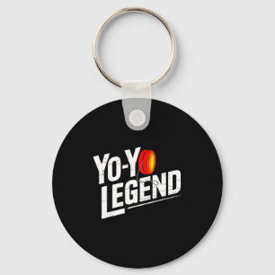 Chaveiro Jogador de Ioiô Engraçado Lendário Performer de Io