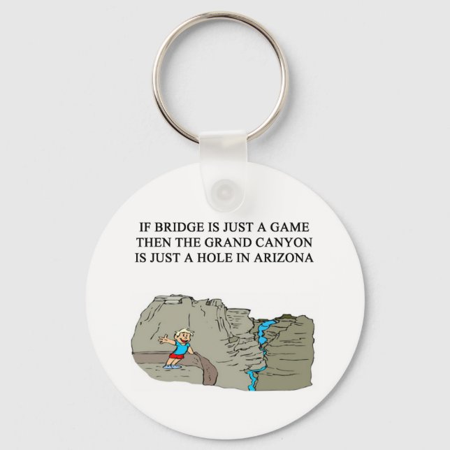 Chaveiro jogador de jogo bridge duplicado (Frente)