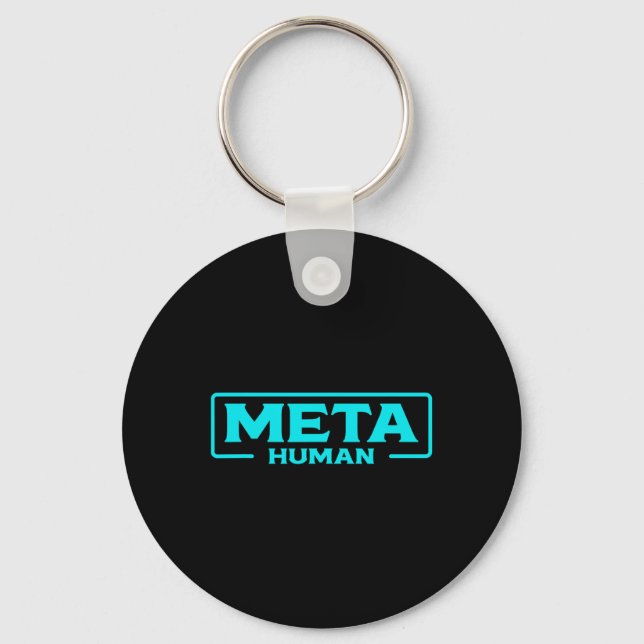 Chaveiro Jogador de realidade virtual Vr do metaverso human (Frente)
