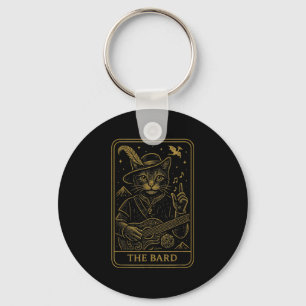 Chaveiro Jogador De Rpg O Geek De Nerdy Cat Men Da Bard D20