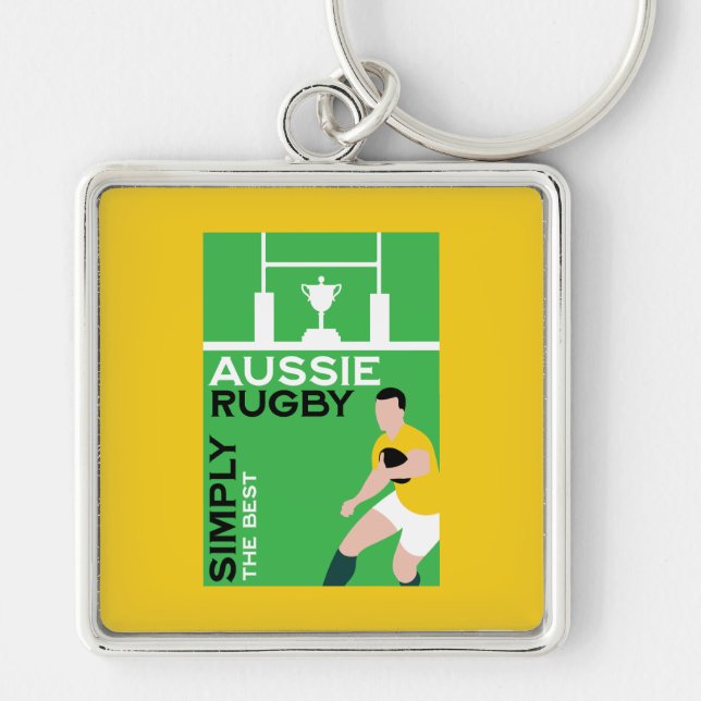 Chaveiro Jogador de Rugby da Austrália (Frente)