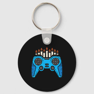 Chaveiro Jogador de Video Game Judaico Hanukkah Chanukah Ho