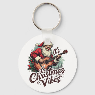 Chaveiro Jogador de Violão de Papais noeis de Natal - Rocki